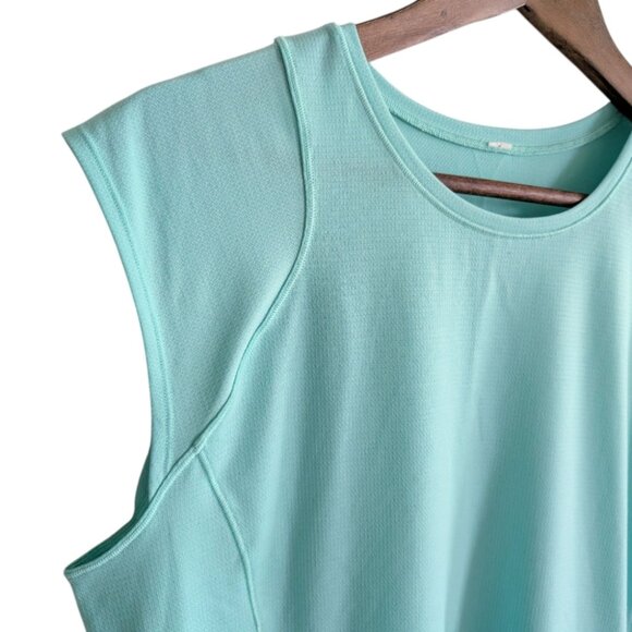 Lululemon Cap Sleeve Hiking Tank Top Wild Mint Green Rel: 7/22 Women's size 10 - Picture 7 of 10